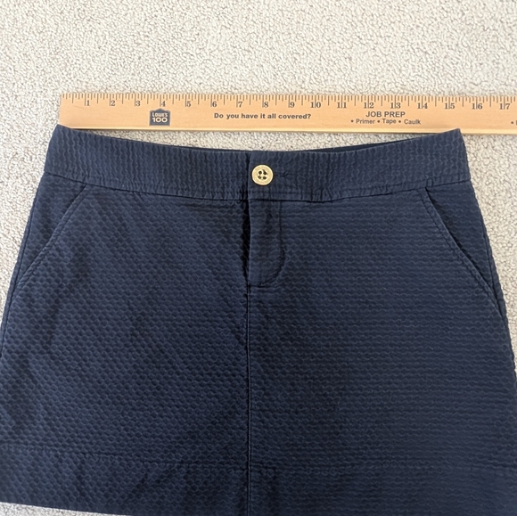 Lilly Pulitzer Blue Skort/Skirt Women's Size 4 Nautical Preppy Mini Beachy - Picture 9 of 9